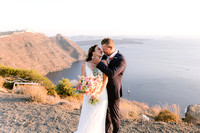 Angie & Mike, Elopement in Santorini